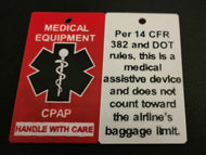 CPAP Medical Machine Tag