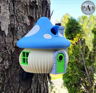 3D Printed Birdhouses Mushroom House