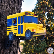 3D Printed Birdhouses The School Bus